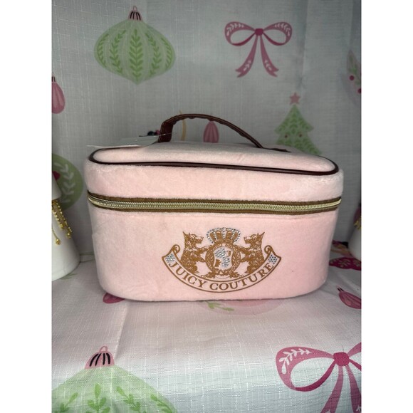 Juicy Couture Pink Scottie Dog Makeup Bag - Picture 1 of 3